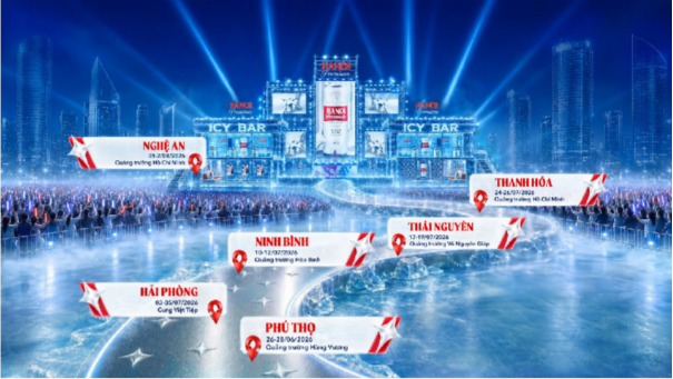 Hanoi Premium Rising Star Fest 2026: Trải nghiệm không gian Lifestyle Icy Bar thời thượng đổ bộ 6 tỉnh thành mùa hè này - Ảnh 2. Hanoi Premium Rising Star Fest 2026: Trải nghiệm không gian Lifestyle Icy Bar thời thượng đổ bộ 6 tỉnh thành mùa hè này - Ảnh 2.