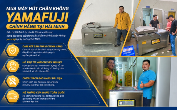 Bảo quản sản phẩm với m&aacute;y h&uacute;t ch&acirc;n kh&ocirc;ng Yamafuji - Ảnh 4.