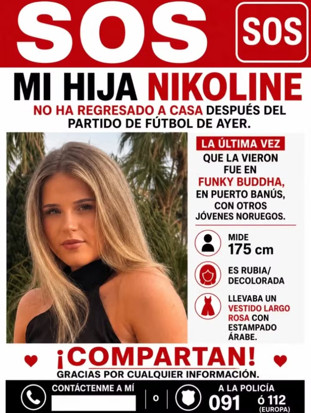 Nữ CĐV Na Uy mất t&iacute;ch sau chiến thắng trước Brazil: Ph&aacute;t hiện thi thể ở T&acirc;y Ban Nha - Ảnh 1.