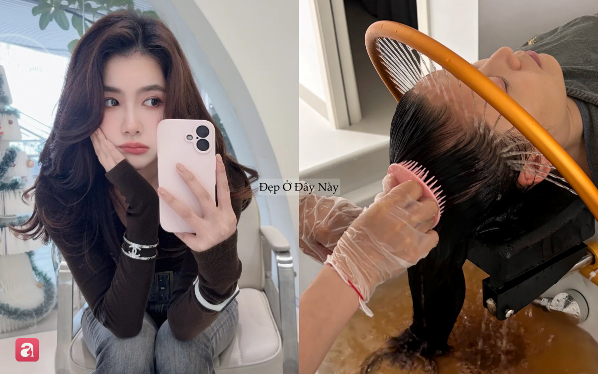 Vì sao gội đầu ở nhà tóc không mềm mướt, tơi phồng như ở tiệm? - Ảnh 1.