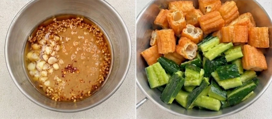 Muốn tạo hot trend tr&ecirc;n MXH h&atilde;y trổ t&agrave;i l&agrave;m ngay 3 phi&ecirc;n bản dưa chuột trộn n&agrave;y - Ảnh 6.