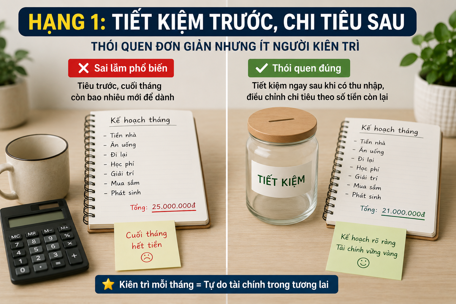 7 th&oacute;i quen gi&uacute;p nhiều gia đ&igrave;nh t&iacute;ch lũy tiền nhanh nhất: Hạng 1 dễ l&agrave;m nhưng &iacute;t người ki&ecirc;n tr&igrave; - Ảnh 3.