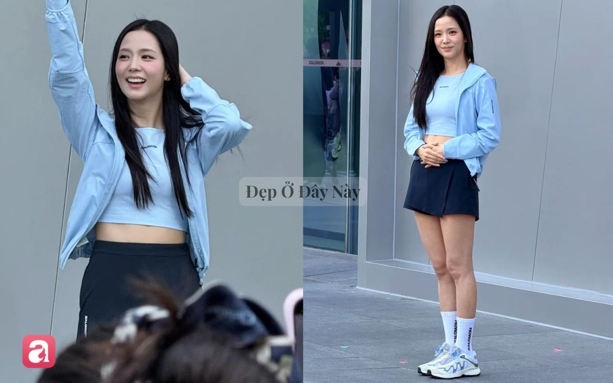 Jisoo chạy lịch trình như
