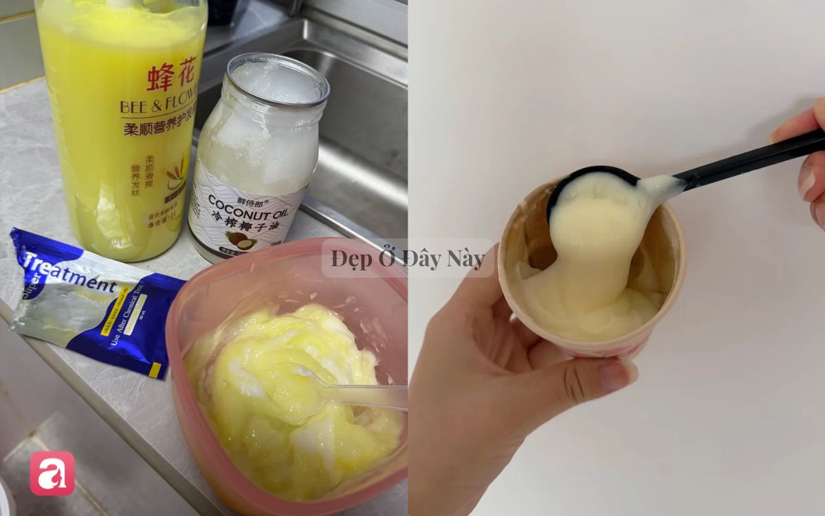 B&iacute; mật cho m&aacute;i t&oacute;c su&ocirc;n mượt như tơ của phụ nữ Trung l&agrave; nhờ bước th&ecirc;m thứ dầu rẻ tiền n&agrave;y v&agrave;o kem ủ - Ảnh 2.