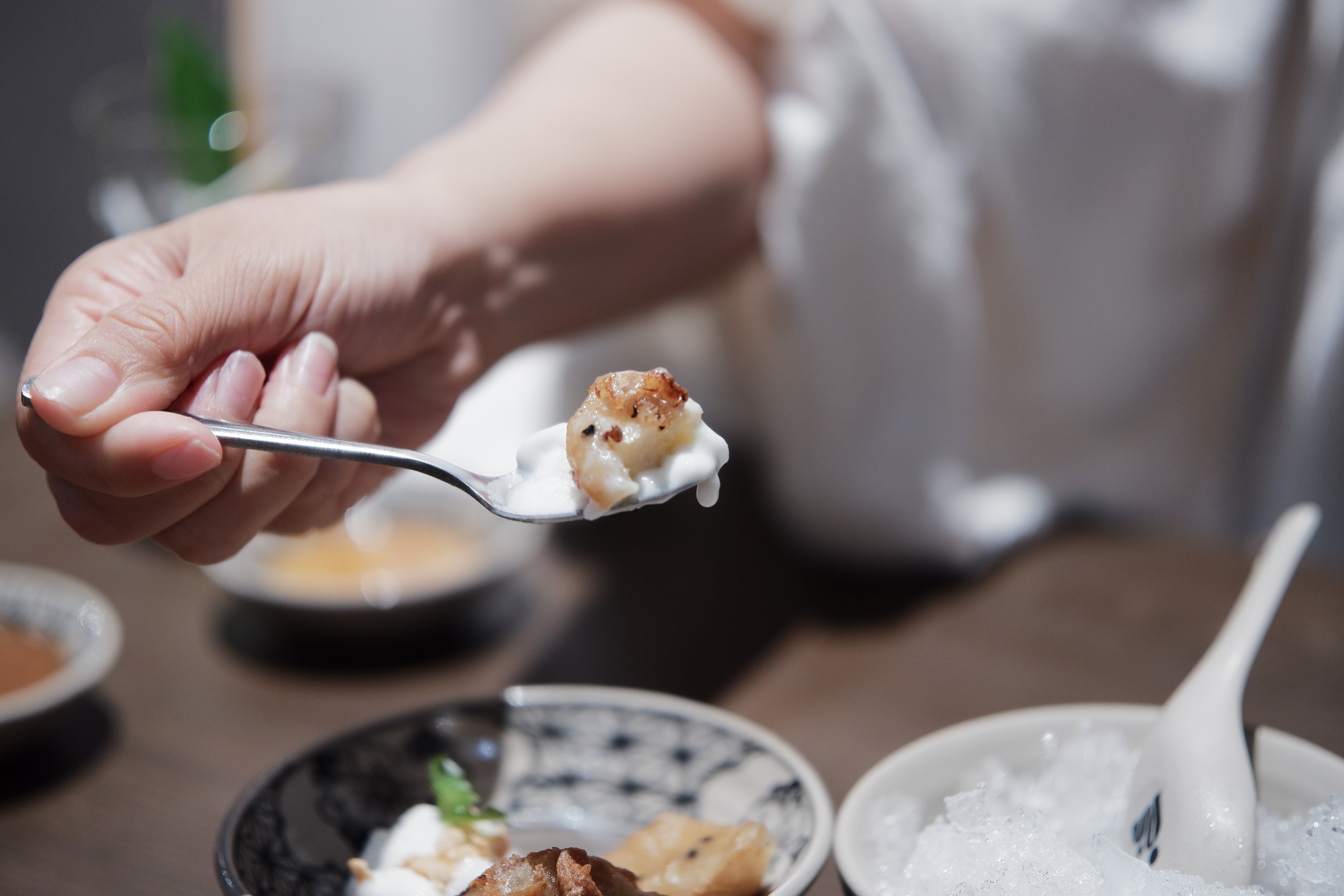 Kem chuối chiên tại MAMMOM
