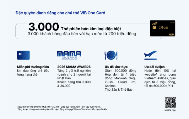 VIB One Card: Từ nhiều chiếc thẻ đến một chiếc thẻ cho mọi nhu cầu chi ti&ecirc;u  - Ảnh 5.