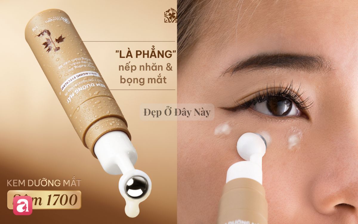 5 kem dưỡng mắt ki&ecirc;m đầu massage 