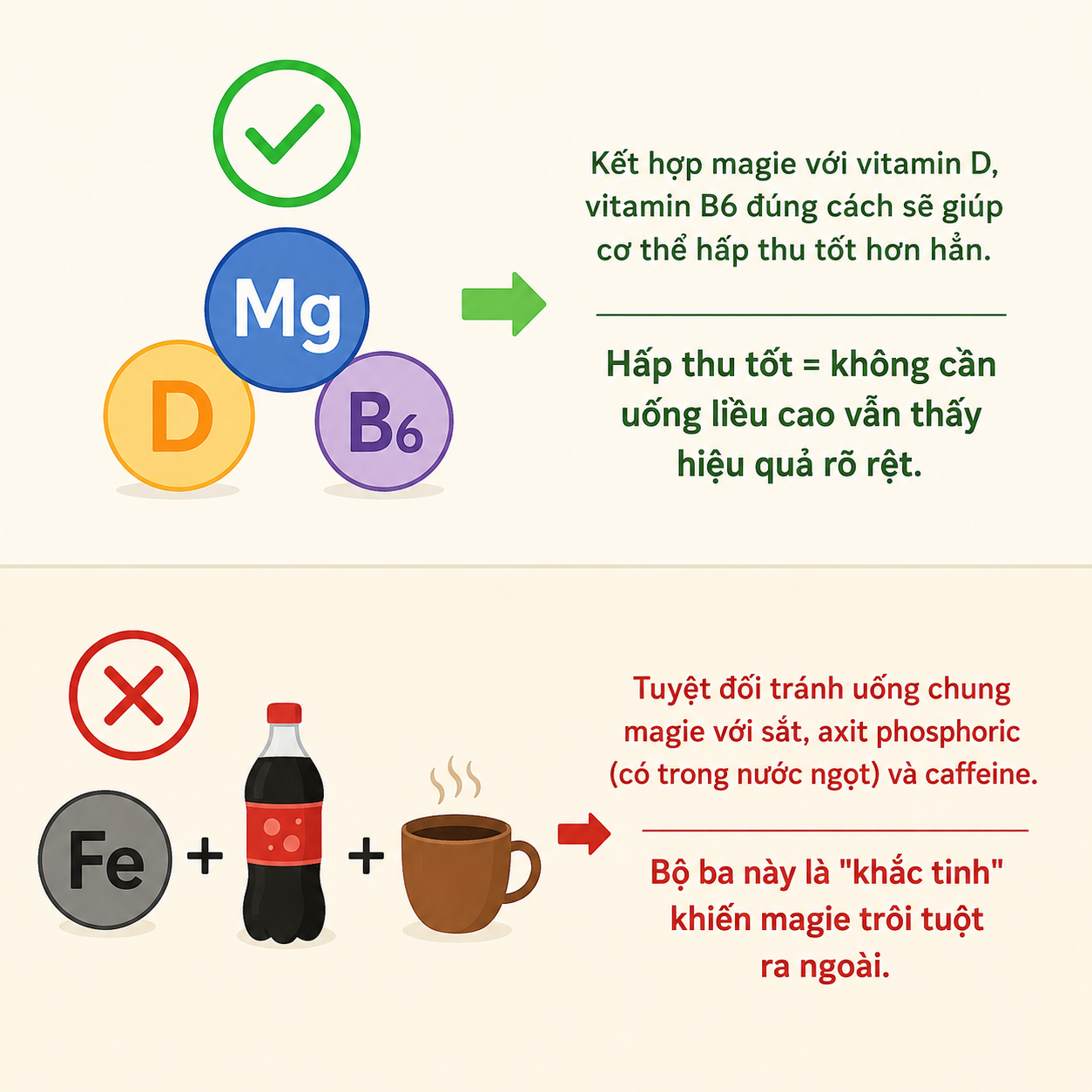 Uống magie mãi không thấy hiệu quả? Hóa ra bạn đang thiếu 5