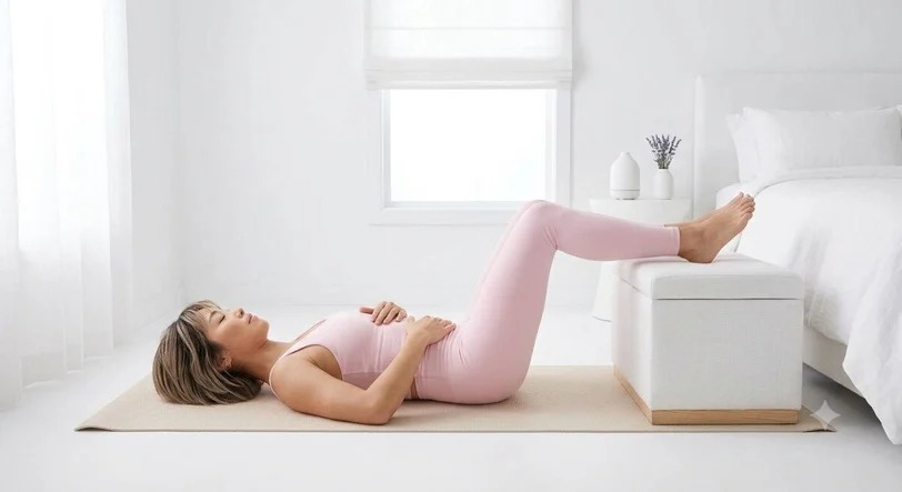 Phương pháp thở 90-90 đang gây chú ý: Bài tập trước khi ngủ không cần gập bụng nhưng vẫn giúp bụng dưới săn gọn - Ảnh 5.