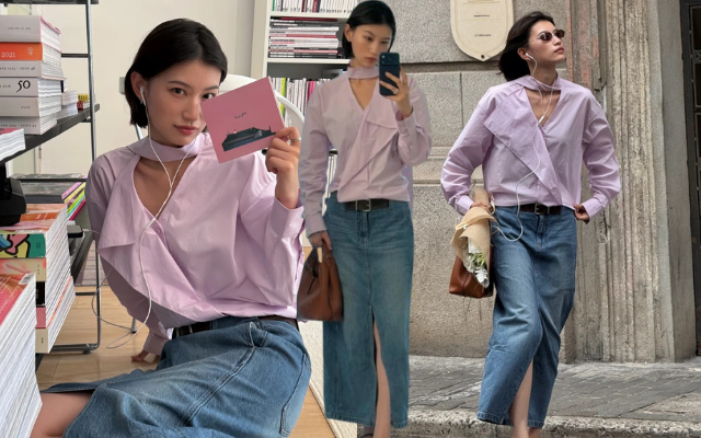 M&ugrave;a thu n&agrave;y thử mặc t&iacute;m nhạt: Gam m&agrave;u mang vibe tiểu thư nhẹ nh&agrave;ng nhưng vẫn đầy kh&iacute; chất - Ảnh 1.