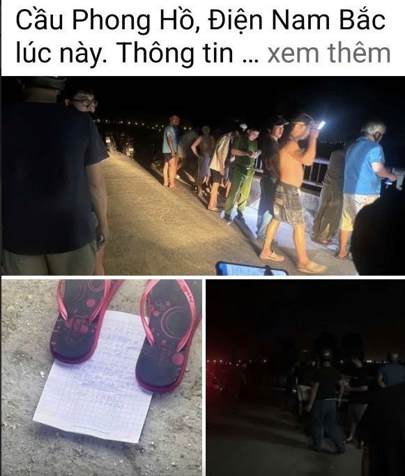 Vụ việc g&acirc;y x&ocirc;n xao: Phụ nữ để d&eacute;p v&agrave; giấy nhờ vớt x&aacute;c 2 mẹ con tr&ecirc;n cầu - Ảnh 1.