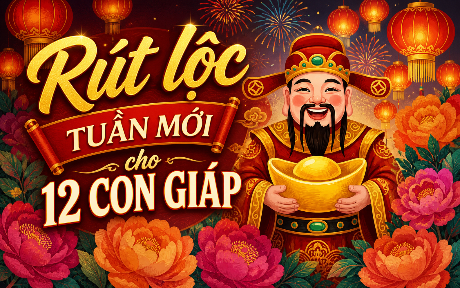 R&uacute;t Lộc tuần mới 2026 cho 12 con gi&aacute;p: Ai được Thần T&agrave;i g&otilde; cửa , Ai sắp c&oacute; bước ngoặt? - Ảnh 1.