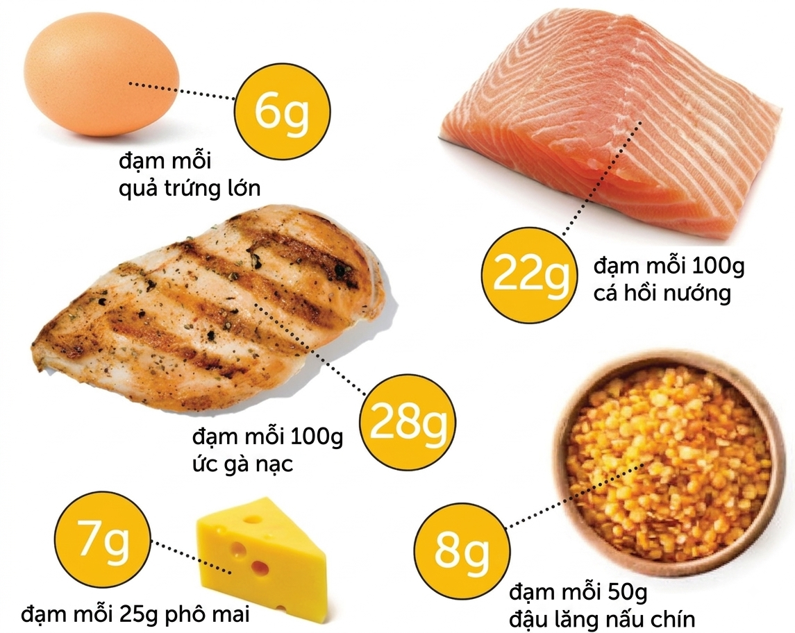 Muốn giảm mỡ, giữ cơ sau tuổi 30, trước tiên hãy biết cơ thể cần bao nhiêu protein: Cách tính lượng protein phù hợp với cơ thể - Ảnh 5.