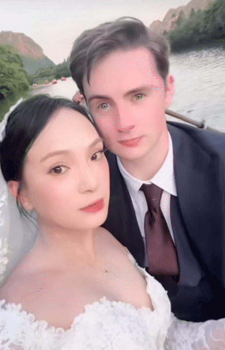 Visual của ch&uacute; rể ngoại quốc qua ống k&iacute;nh của c&ocirc; d&acirc;u Việt khiến MXH 