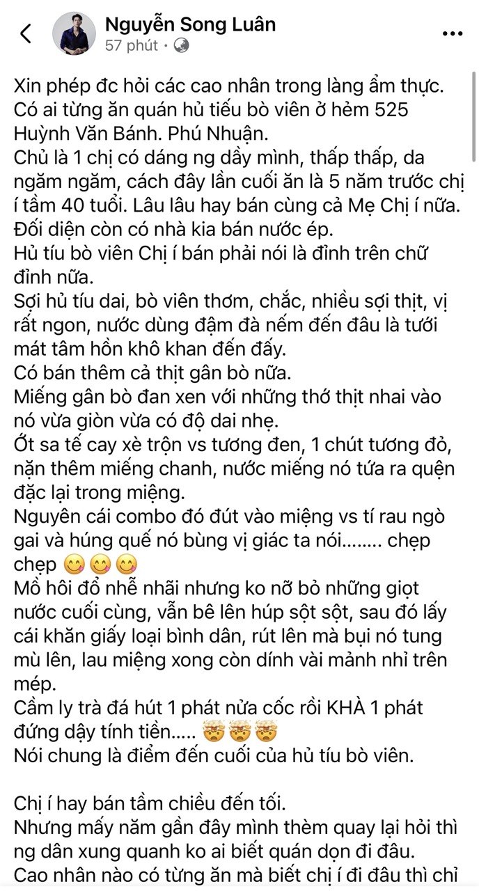 Song Lu&acirc;n t&igrave;m kiếm qu&aacute;n hủ t&iacute;u b&ograve; vi&ecirc;n: H&agrave;nh tr&igrave;nh ẩm thực đầy cảm x&uacute;c - Ảnh 1.