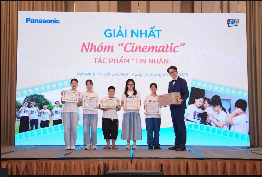 Panasonic vinh danh 16 phim ngắn do học sinh thực hiện, trong mùa đầu mở rộng chương trình “Qua ống kính trẻ thơ 2026” tại TP. Hồ Chí Minh - Ảnh 3.