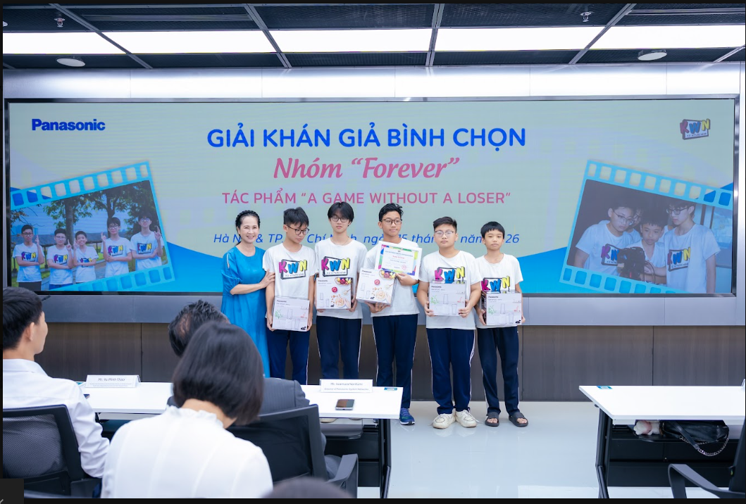Panasonic vinh danh 16 phim ngắn do học sinh thực hiện, trong mùa đầu mở rộng chương trình “Qua ống kính trẻ thơ 2026” tại TP. Hồ Chí Minh - Ảnh 5.