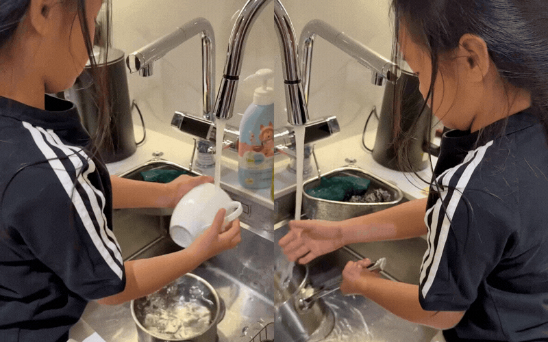 Đ&agrave;m Thu Trang giao việc cho hai con khi Cường Đ&ocirc; La vắng nh&agrave;, phần thưởng sau đ&oacute; mới đ&aacute;ng y&ecirc;u - Ảnh 1.