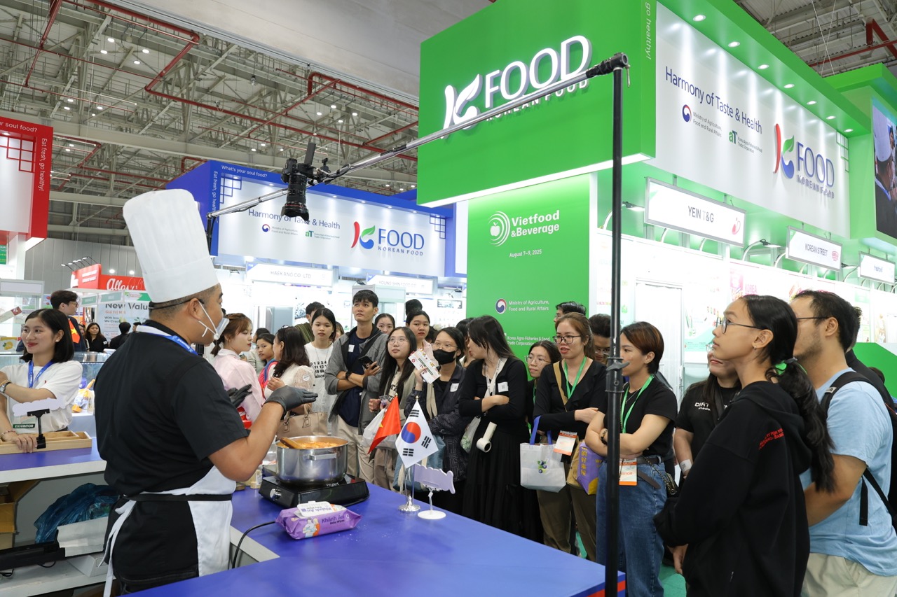 K-Food tăng tốc chinh phục thị trường Việt Nam tại Vietfood & Beverage &ndash; Propack Vietnam 2026 - Ảnh 2.