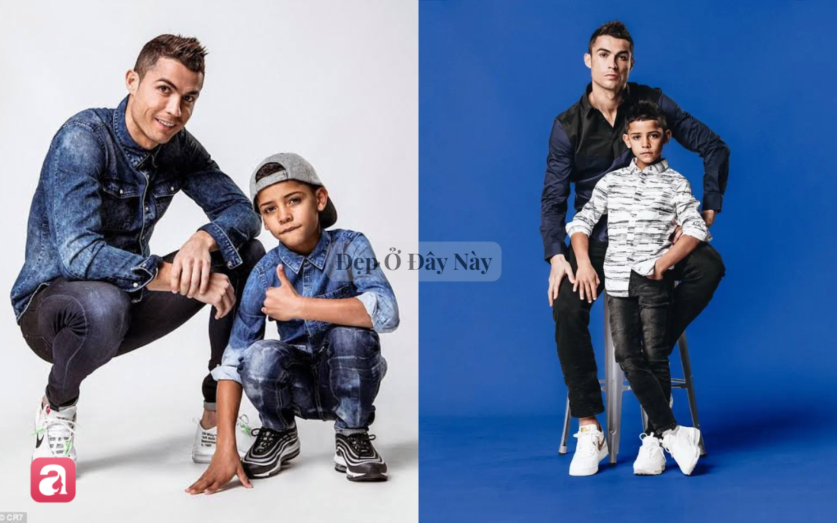 Visual g&acirc;y cho&aacute;ng của con trai Ronaldo: 16 tuổi đ&atilde; cao gần 1m9, cơ bắp cuồn cuộn, mặc g&igrave; cũng đẹp - Ảnh 6.