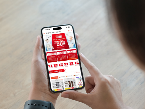 Shopee Mall Outlet: Săn h&agrave;ng ch&iacute;nh h&atilde;ng c&ugrave;ng deal v&agrave; voucher hấp dẫn - Ảnh 1.