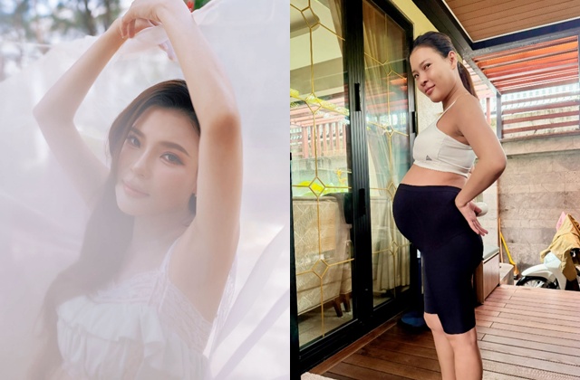 Thúy Diễm mang bầu lần 2 tăng 18kg, được ông xã khen