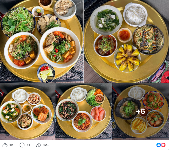 C&ocirc; g&aacute;i ăn chay 17 năm gợi &yacute; 10 m&acirc;m cơm cho th&aacute;ng Vu Lan   - Ảnh 2.