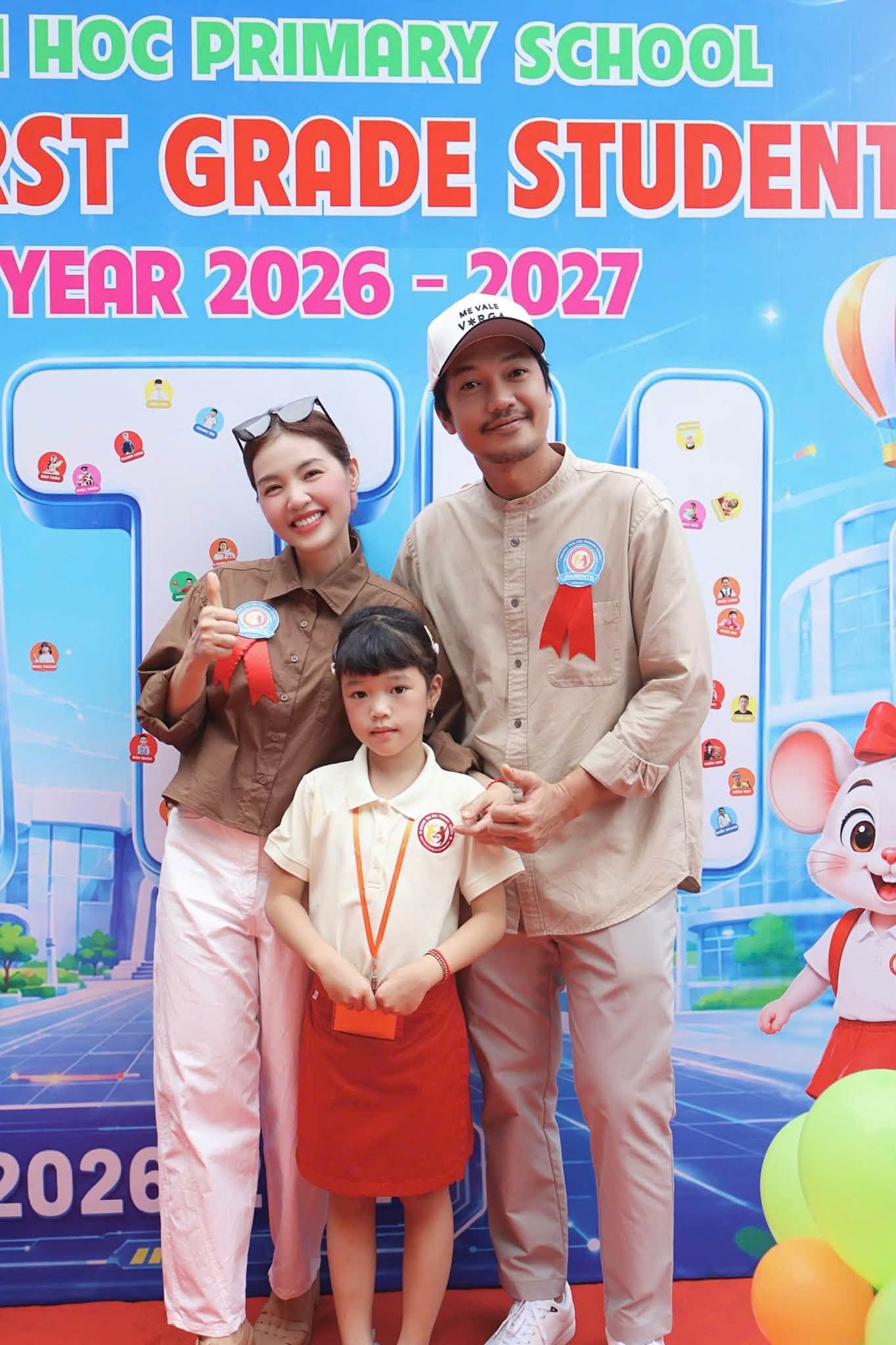 Con g&aacute;i Quang Tuấn 6 tuổi đ&atilde; cao vượt trội, nhập học lớp 1 được d&acirc;n mạng nhắn nhủ điều đặc biệt - Ảnh 1.
