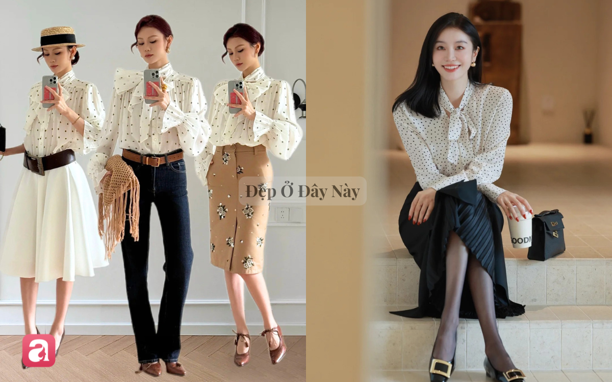 Chiếc sơ mi vừa sang chuẩn old money vừa l&agrave; n&eacute;t chấm ph&aacute; th&uacute; vị cho style c&ocirc;ng sở - Ảnh 1.