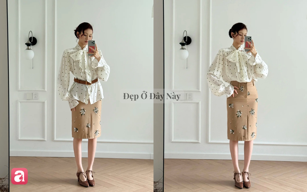 Chiếc sơ mi vừa sang chuẩn old money vừa l&agrave; n&eacute;t chấm ph&aacute; th&uacute; vị cho style c&ocirc;ng sở - Ảnh 2.