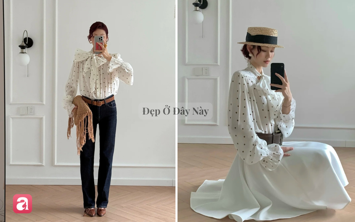 Chiếc sơ mi vừa sang chuẩn old money vừa l&agrave; n&eacute;t chấm ph&aacute; th&uacute; vị cho style c&ocirc;ng sở - Ảnh 3.