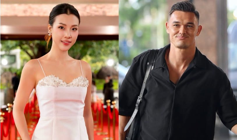 &Aacute; hậu Ho&agrave;ng Oanh c&ocirc;ng khai t&igrave;nh y&ecirc;u mới Sau ly h&ocirc;n: Ngại ngần b&ecirc;n cầu thủ điển trai - Ảnh 6.