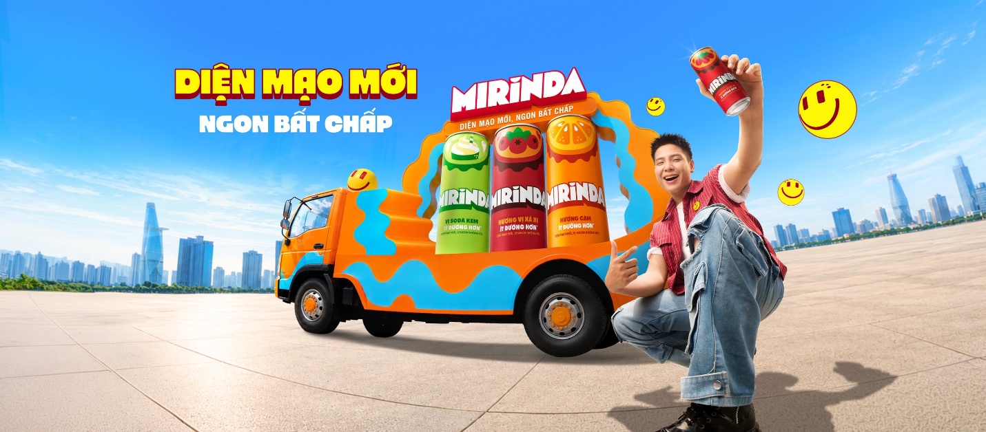Mirinda thay đổi bộ nhận diện thương hiệu mới: T&aacute;o bạo hơn, trẻ trung hơn, tiếp nối sứ mệnh lan tỏa niềm vui v&agrave; nụ cười - Ảnh 1.
