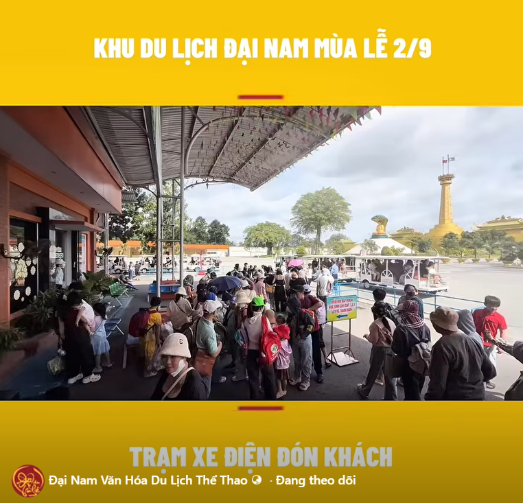 Cảnh tượng nhộn nhịp tại Khu du lịch Đại Nam trong dịp Quốc kh&aacute;nh 2 / 9 / 2026 - Ảnh 1.