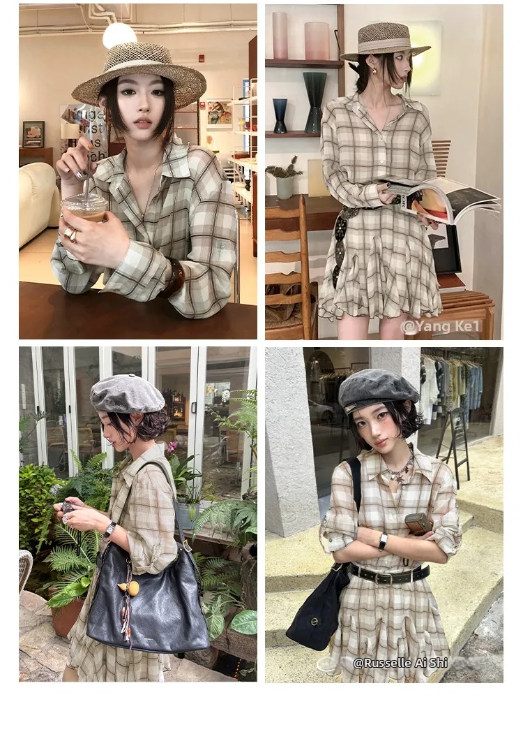 Họa tiết kẻ caro - xu hướng thời trang bất diệt từ 18 đến 80 tuổi kh&ocirc;ng bao giờ lỗi mốt - Ảnh 23.