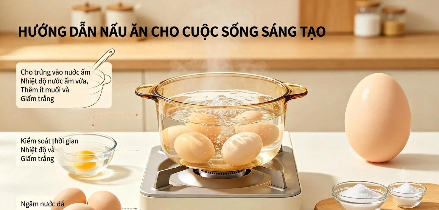 Khi luộc trứng, 99% mọi người đều mắc sai lầm: Đ&acirc;y mới l&agrave; c&aacute;ch đ&uacute;ng để luộc trứng mềm ngon tuyệt vời - Ảnh 1.