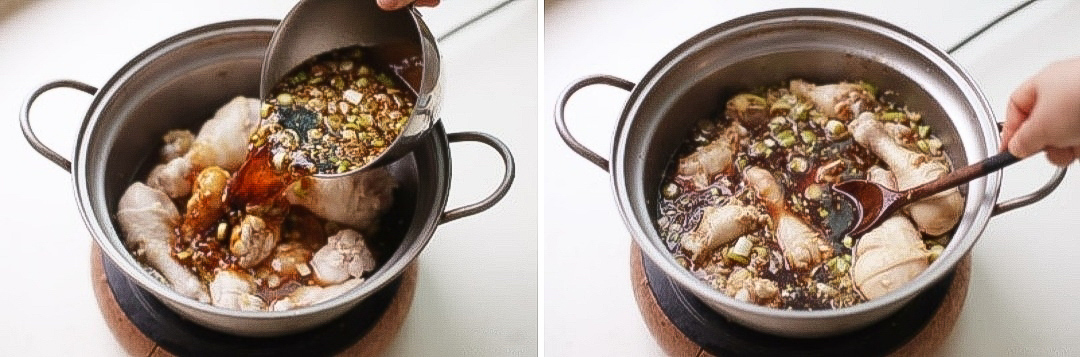 Bữa cơm nh&agrave; ngon ấn tượng với m&oacute;n thịt g&agrave; nấu đơn giản m&agrave; ai ăn cũng khen ngon hết sảy - Ảnh 4.
