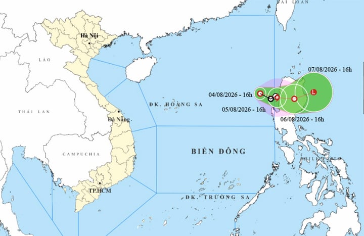 &Aacute;p thấp nhiệt đới 2026 c&oacute; khả năng mạnh th&agrave;nh b&atilde;o v&agrave; ảnh hưởng đến nước ta - Ảnh 1.
