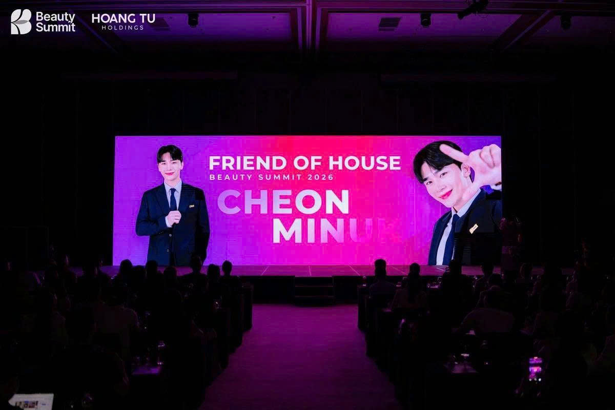 Cheon Minuk v&agrave; hai vai tr&ograve; đặc biệt tại Beauty Summit 2026 - Ảnh 1.