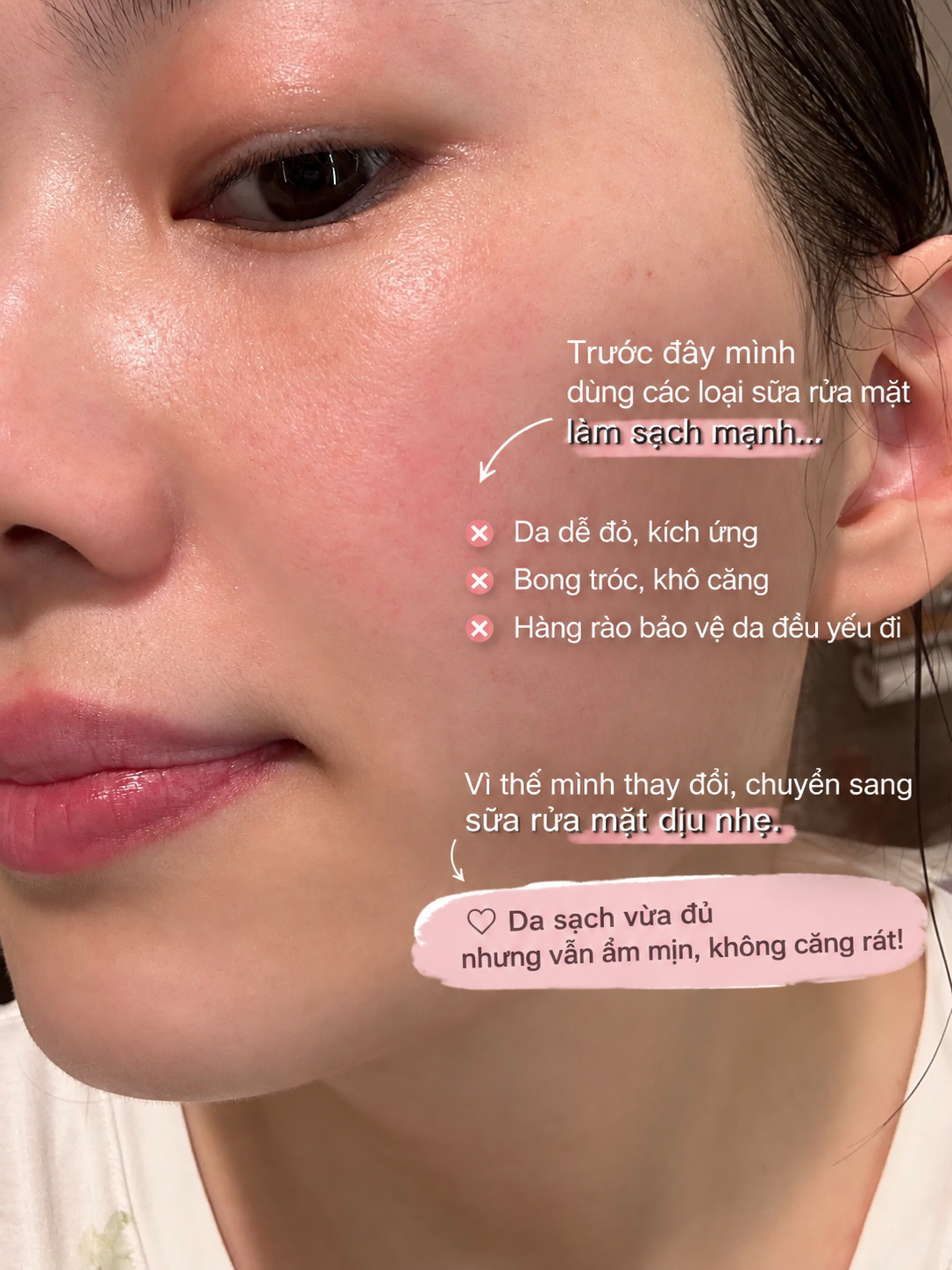 Chia sẻ những điều m&igrave;nh r&uacute;t ra sau một thời gian chăm s&oacute;c da: H&oacute;a ra l&agrave;n da đẹp bắt đầu từ bước rửa mặt - Ảnh 2.