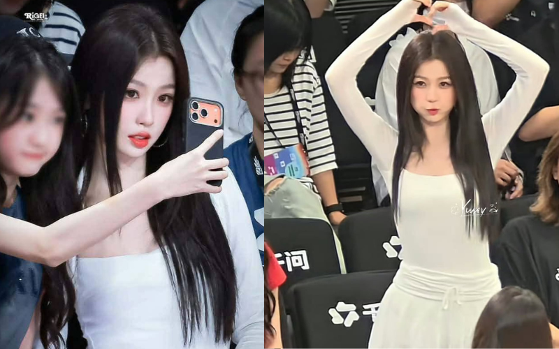 Ph&uacute; b&agrave; điệu nhất showbiz gặp họa ở s&acirc;n b&oacute;ng rổ: Ảnh visual đẹp ph&aacute;t s&aacute;ng bị b&oacute;c mẽ giả dối- Ảnh 5.
