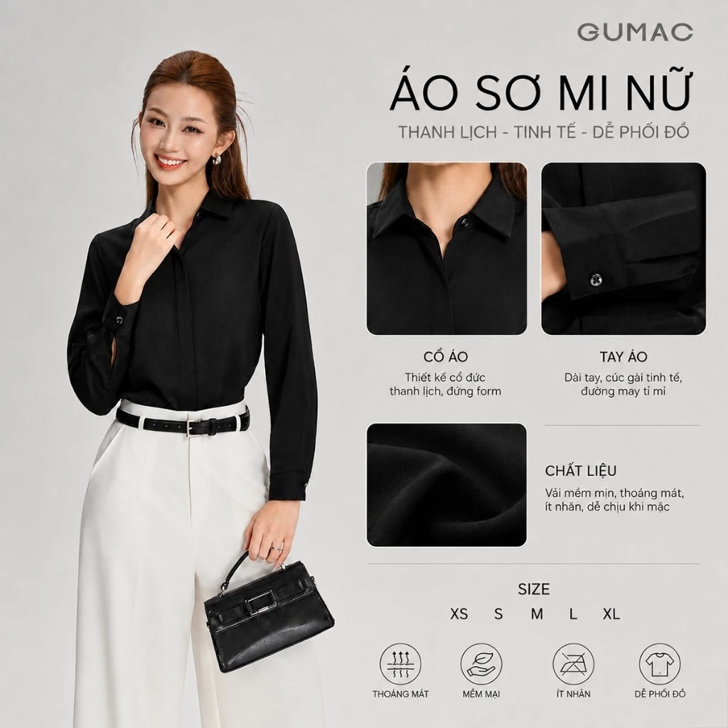 C&oacute; một chiếc &aacute;o c&agrave;ng mặc c&agrave;ng thấy đẹp, đ&oacute; ch&iacute;nh l&agrave; sơ mi đen- Ảnh 6.