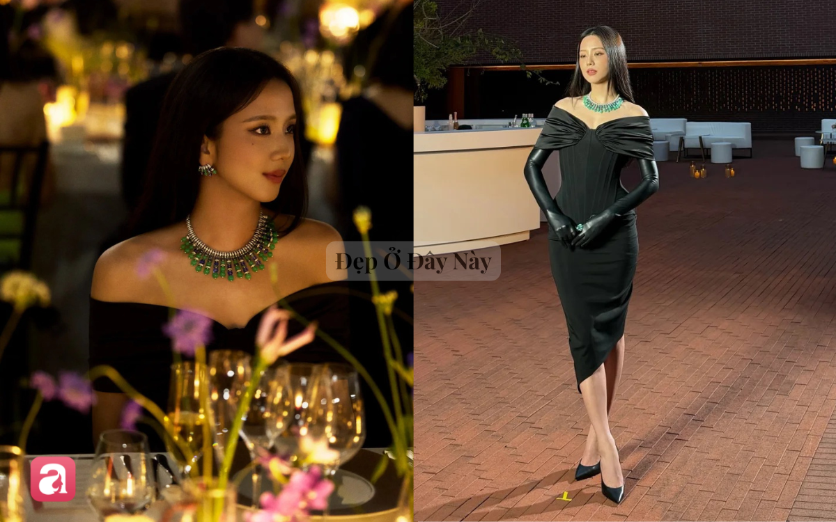 C&ugrave;ng dự tiệc trang sức cao cấp, Jisoo v&agrave; Lisa tinh tế diện đồ đen nhưng style kh&aacute;c nhau ho&agrave;n to&agrave;n - Ảnh 4.