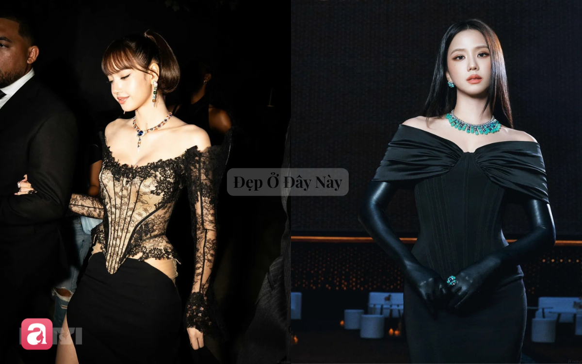 C&ugrave;ng dự tiệc trang sức cao cấp, Jisoo v&agrave; Lisa tinh tế diện đồ đen nhưng style kh&aacute;c nhau ho&agrave;n to&agrave;n - Ảnh 5.