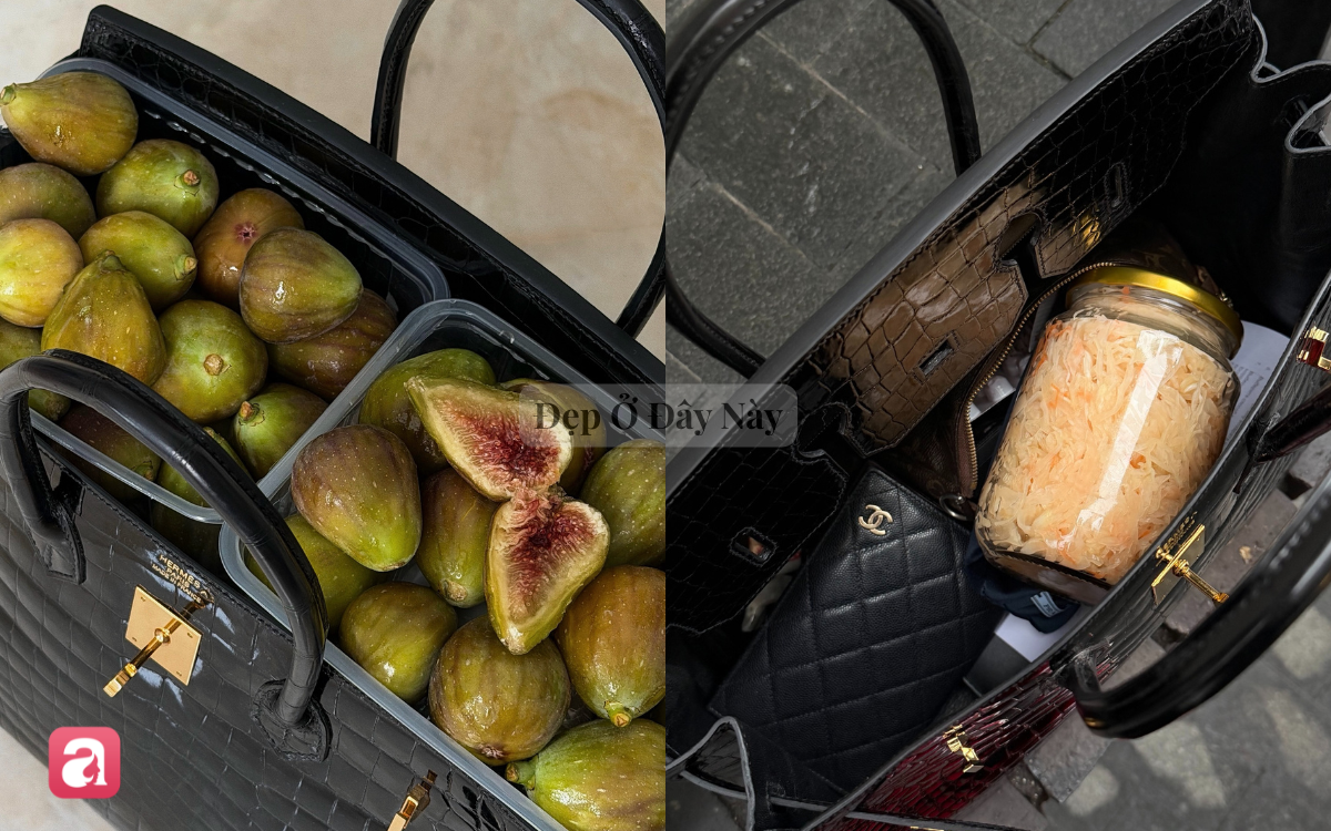 T&uacute;i x&aacute;ch h&agrave;ng hiệu th&agrave;nh giỏ đựng đồ ăn: Tưởng kh&ocirc;ng hợp m&agrave; lại hợp kh&ocirc;ng tưởng - Ảnh 4.