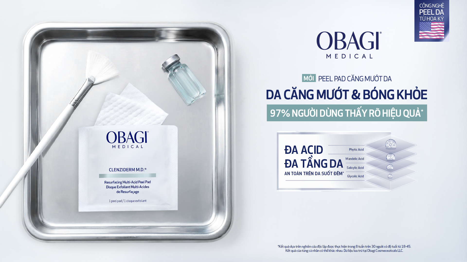 Obagi Medical ra mắt giải ph&aacute;p peel pad đa tầng tại nh&agrave;, gi&uacute;p chăm s&oacute;c da chuy&ecirc;n s&acirc;u - Ảnh 2.
