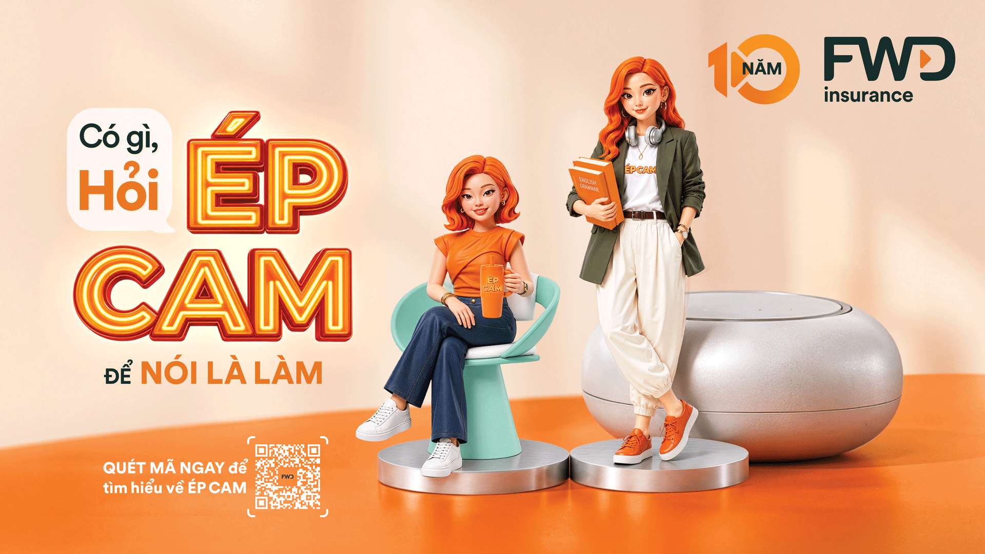 FWD Việt Nam ra mắt Ép Cam - nhân vật AI cảm xúc kết nối công nghệ và con người - Ảnh 1.