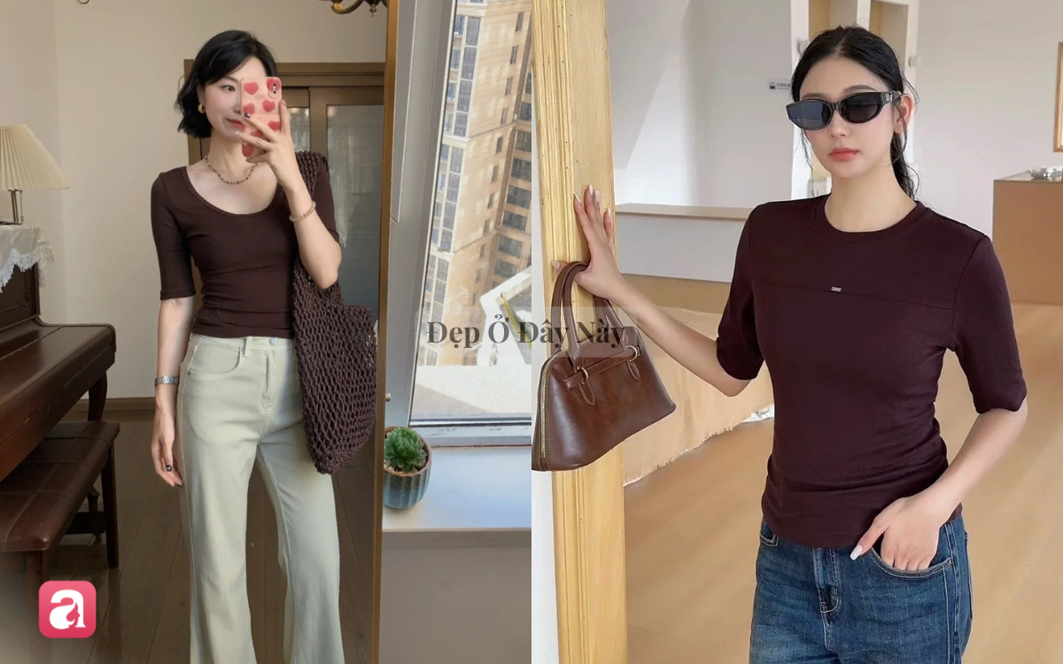 &Aacute;o thun tay lửng: Item vừa trẻ trung vừa hợp với trời thu se lạnh - Ảnh 3.