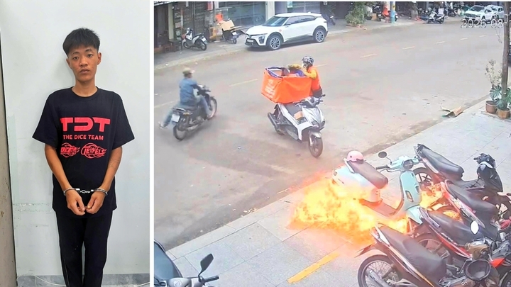 Bắt tạm giam thanh ni&ecirc;n n&eacute;m bom xăng G&acirc;y rối trật tự tại gia Lai - Ảnh 1.