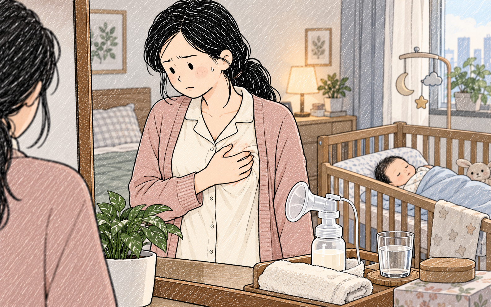 Photostory: Nỗi &aacute;m ảnh nhất với mẹ l&agrave; những cơn tắc tia sữa v&agrave; tiếng động đều đặn đến v&ocirc; cảm của chiếc m&aacute;y h&uacute;t sữa- Ảnh 2.